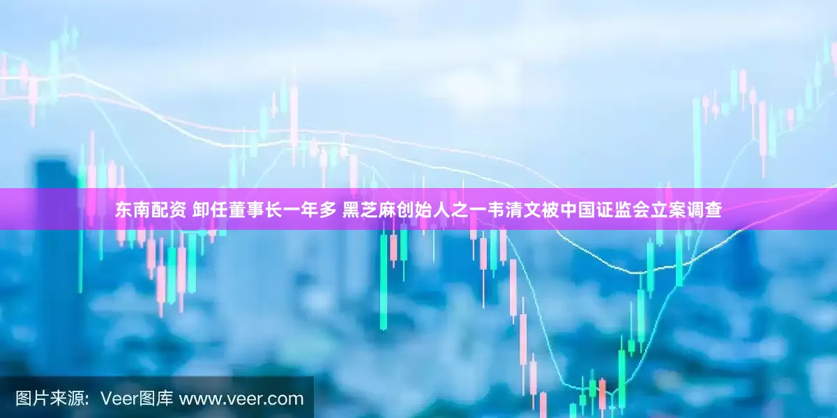东南配资 卸任董事长一年多 黑芝麻创始人之一韦清文被中国证监会立案调查