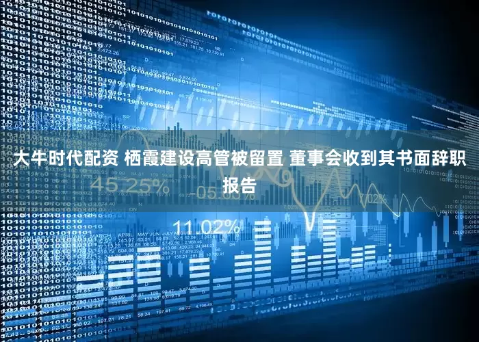 大牛时代配资 栖霞建设高管被留置 董事会收到其书面辞职报告